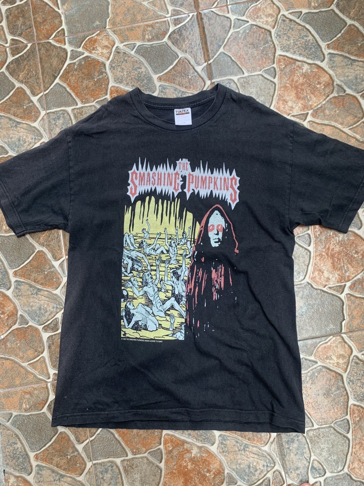 Band Tees × Tultex × Vintage Vintage The Smashing Pumpkins - The Arising Tour 1999 Size US L / EU 52-54 / 3 - 1 Thumbnail