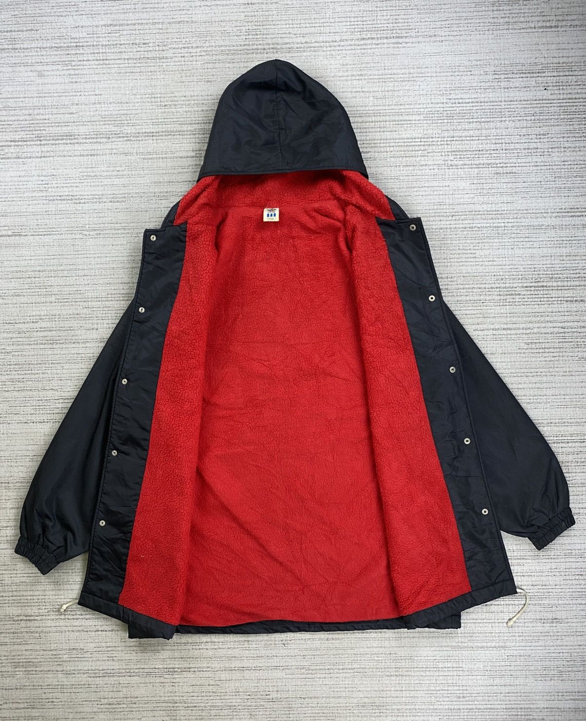Adidas × Japanese Brand × Vintage Vintage Aiddas Fullbutton Long Coat Jacket Size US XL / EU 56 / 4 - 5 Thumbnail
