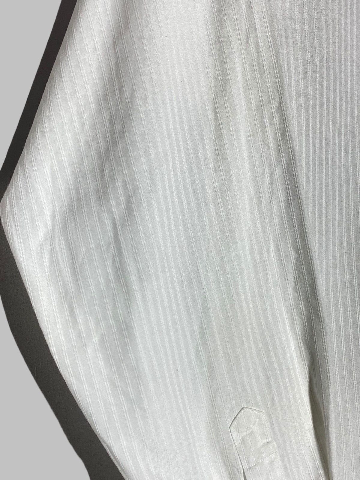Christian Dior Monsieur Vintage 90s Christian Dior Monsieur White Striped Shirt Size US L / EU 52-54 / 3 - 6 Thumbnail