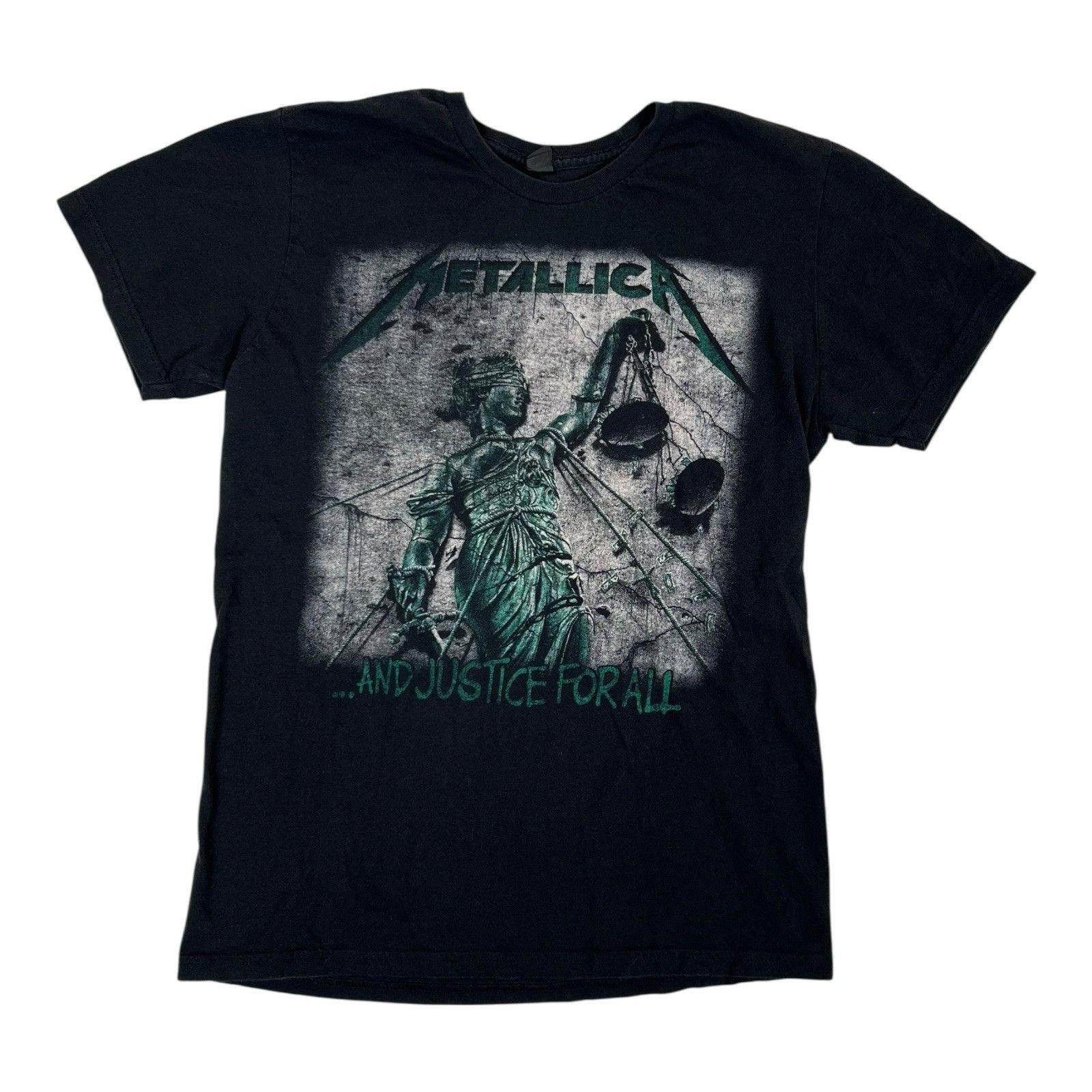 Other Metallica And Justice for All Black Graphic T-Shirt Album A Size US M / EU 48-50 / 2 - 1 Thumbnail