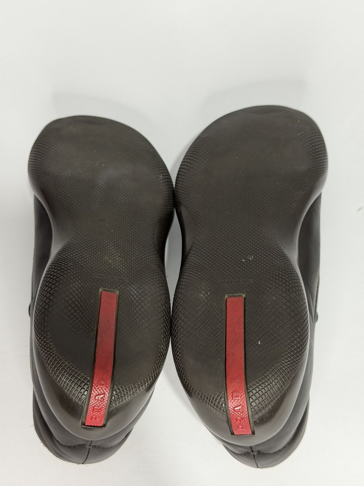 Prada Prada Sport Brown Leather Slip On Loafers Size 8.5 US Size US 8.5 / EU 41-42 - 7 Thumbnail