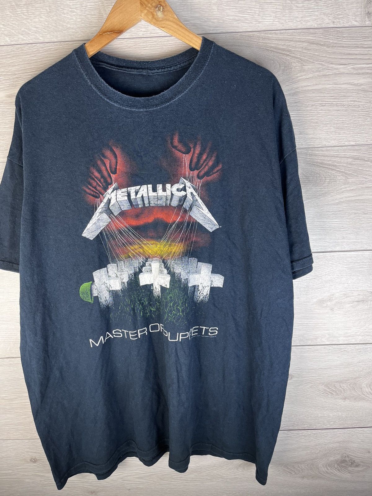 Gildan Vintage T-shirt Metallica 2007 rock merch Size US XL / EU 56 / 4 - 4 Thumbnail