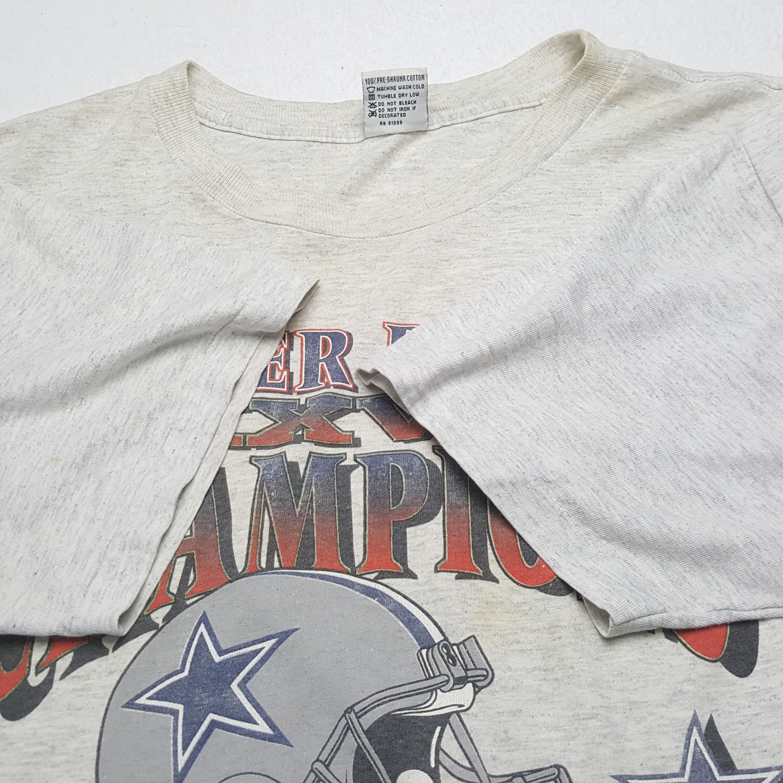 NFL × Vintage Vintage SUPER BOWLS DALAS COWBOYS NFL Promo T-Shirts Size US XXL / EU 58 / 5 - 6 Thumbnail