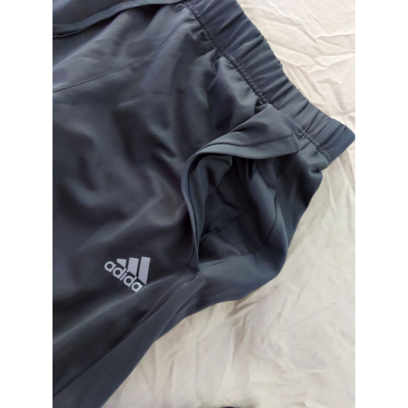 Adidas adidas Pants Mens Athletic Sweatpants M Gray Regular Shirt? Size US 31 - 4 Thumbnail