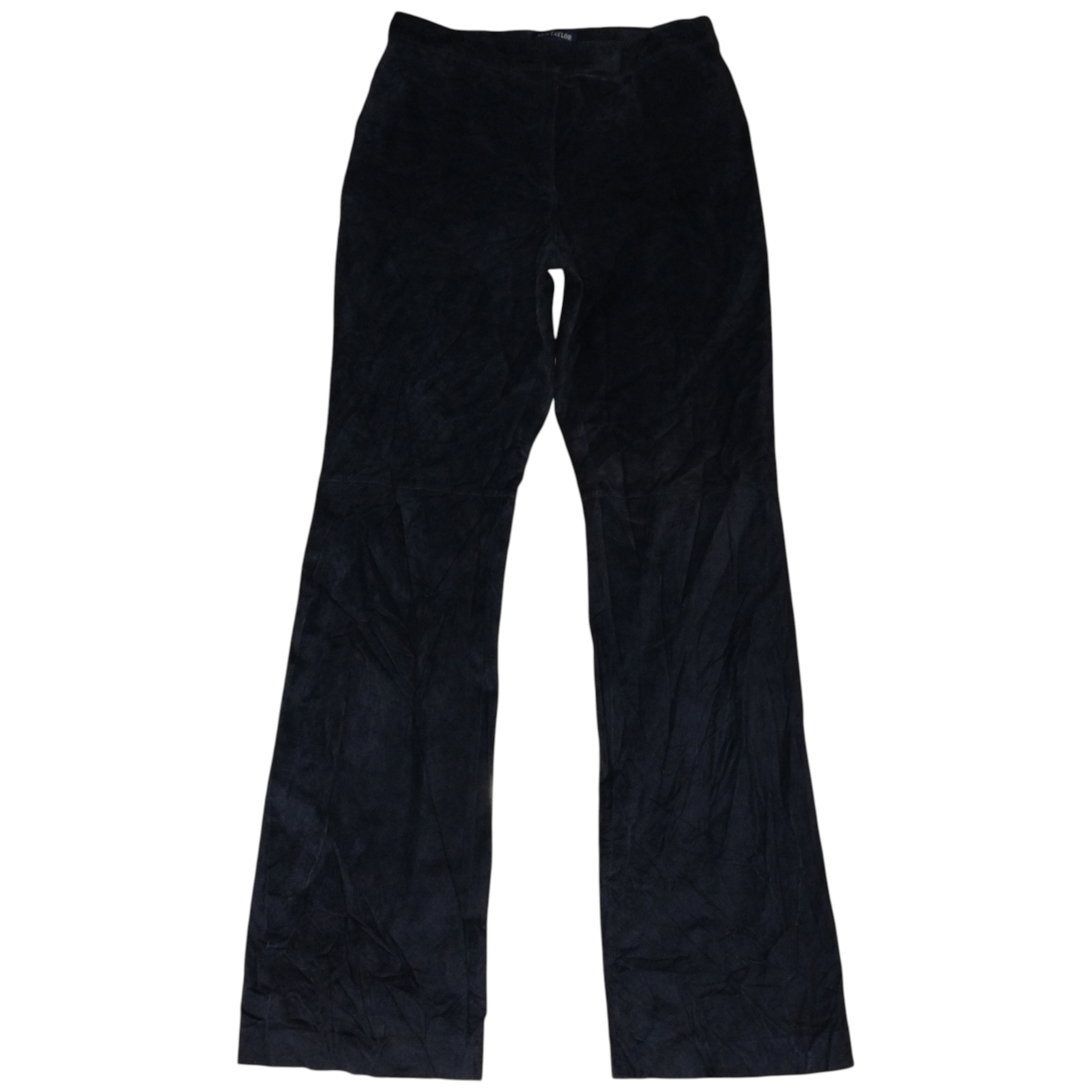 Ann Taylor Ann Taylor Flare Leather Pants Size 27" / US 4 / IT 40 - 1 Thumbnail