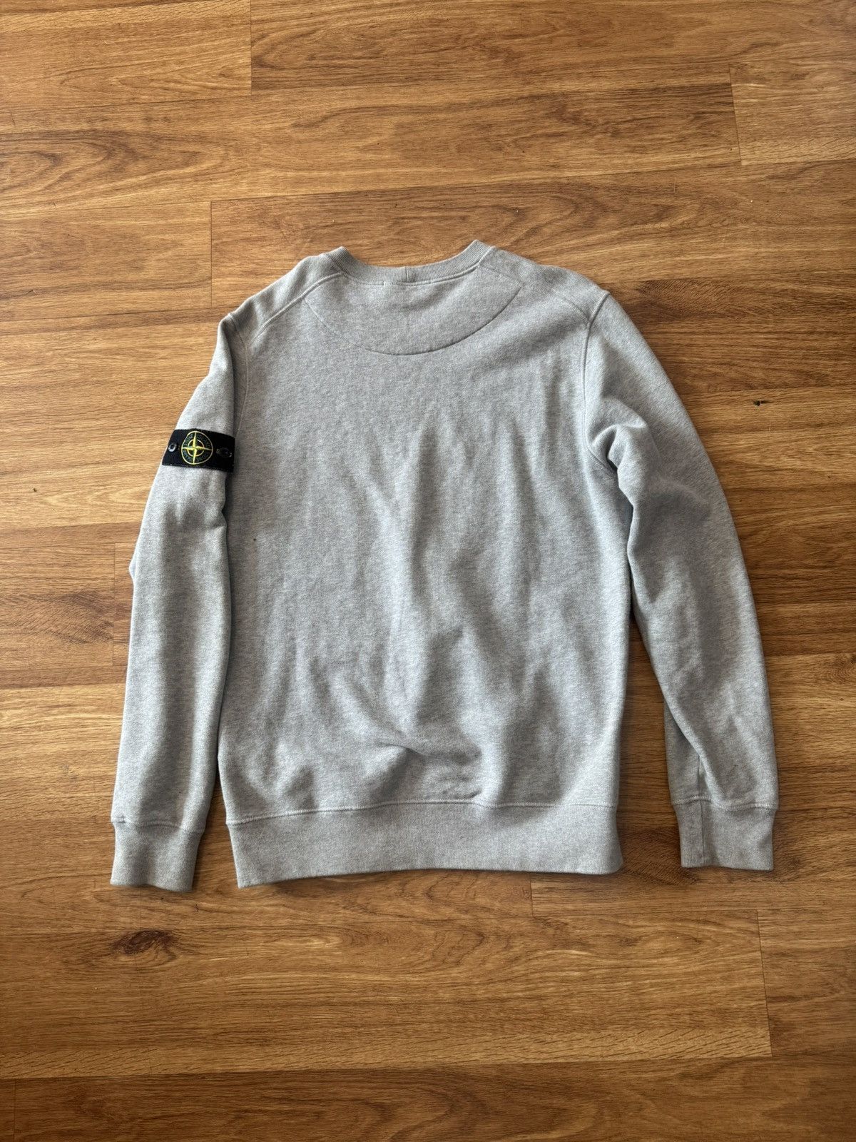 Stone Island Stone Island Grey Logo Sweater Size US L / EU 52-54 / 3 - 2 Thumbnail