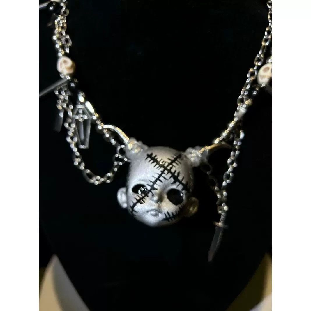 Japanese Brand × Vintage Retro punk necklace Size ONE SIZE - 5 Thumbnail