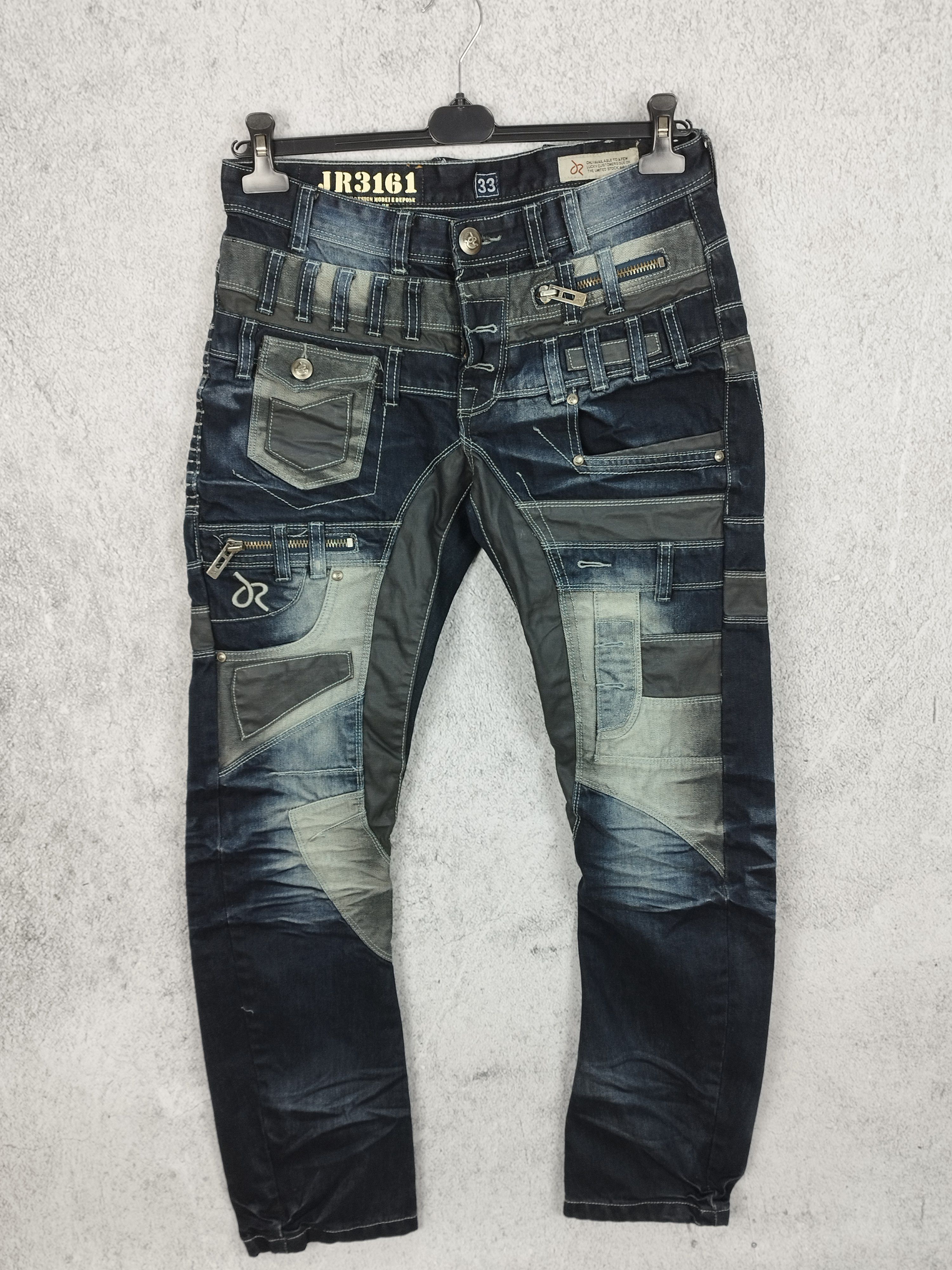 Japanese Brand J Rag Famous Denim Multipocket Jeans y2k Size US 33 - 1 Thumbnail