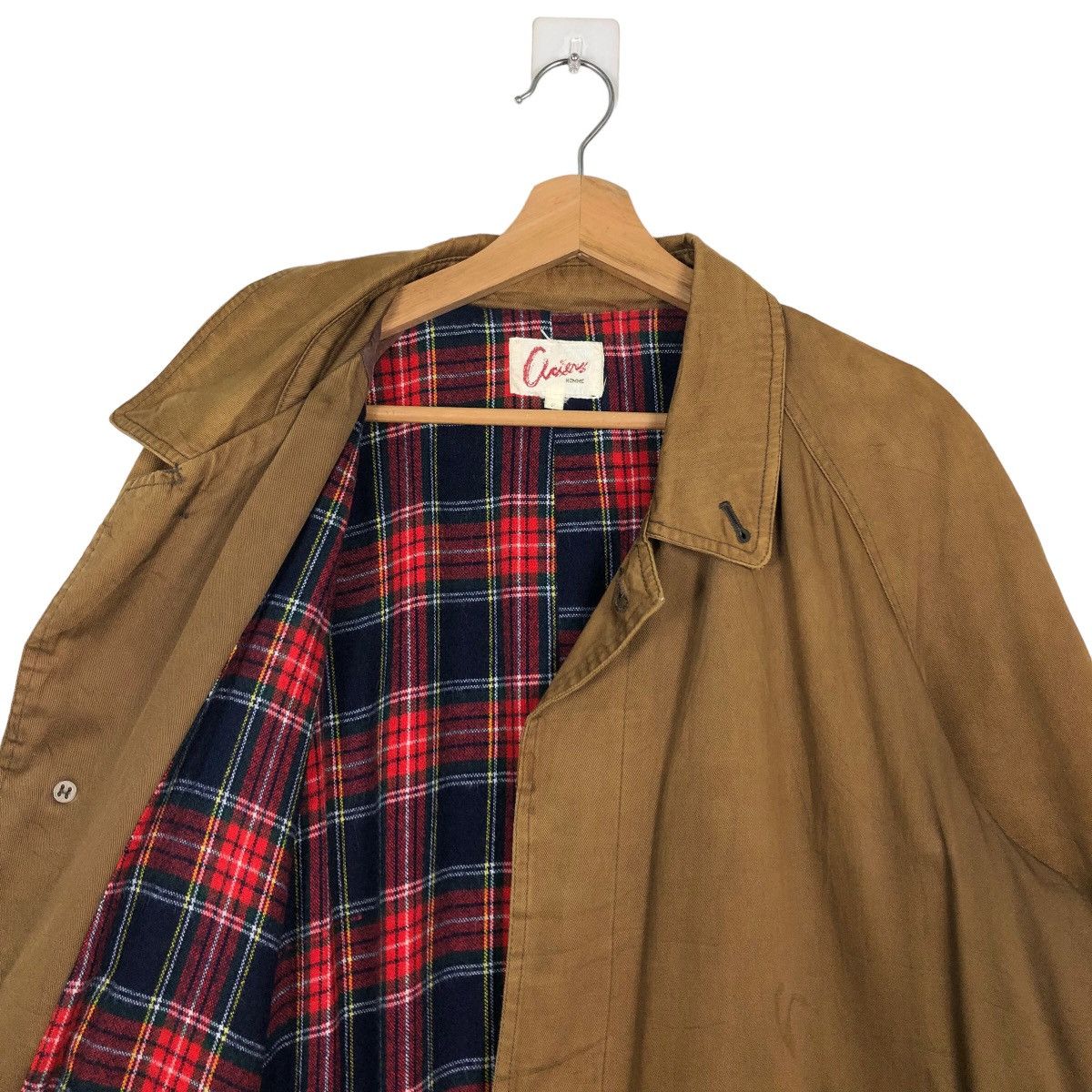 Hysteric Glamour 🔥Long Jacket Classic Homme Japan Tartan Design Blanket Size US M / EU 48-50 / 2 - 11 Thumbnail