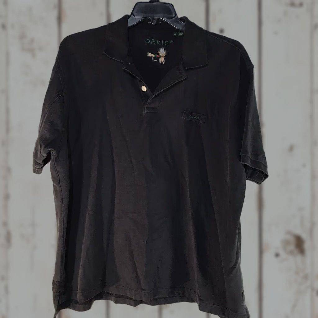 Orvis Orvis Black 100% Cotton 1/4 Button Polo Shirt Mens XL Outdoor Fishing Classic Size US XL / EU 56 / 4 - 1 Thumbnail