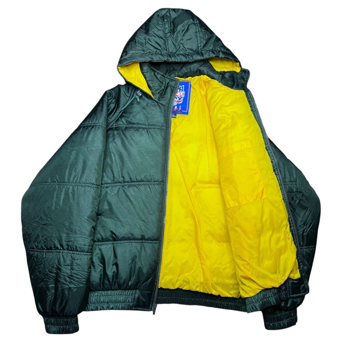 NFL 1990s NFL Green Bay Packers Game Day Spell Out Puffer Jacket Size US L / EU 52-54 / 3 - 3 Thumbnail