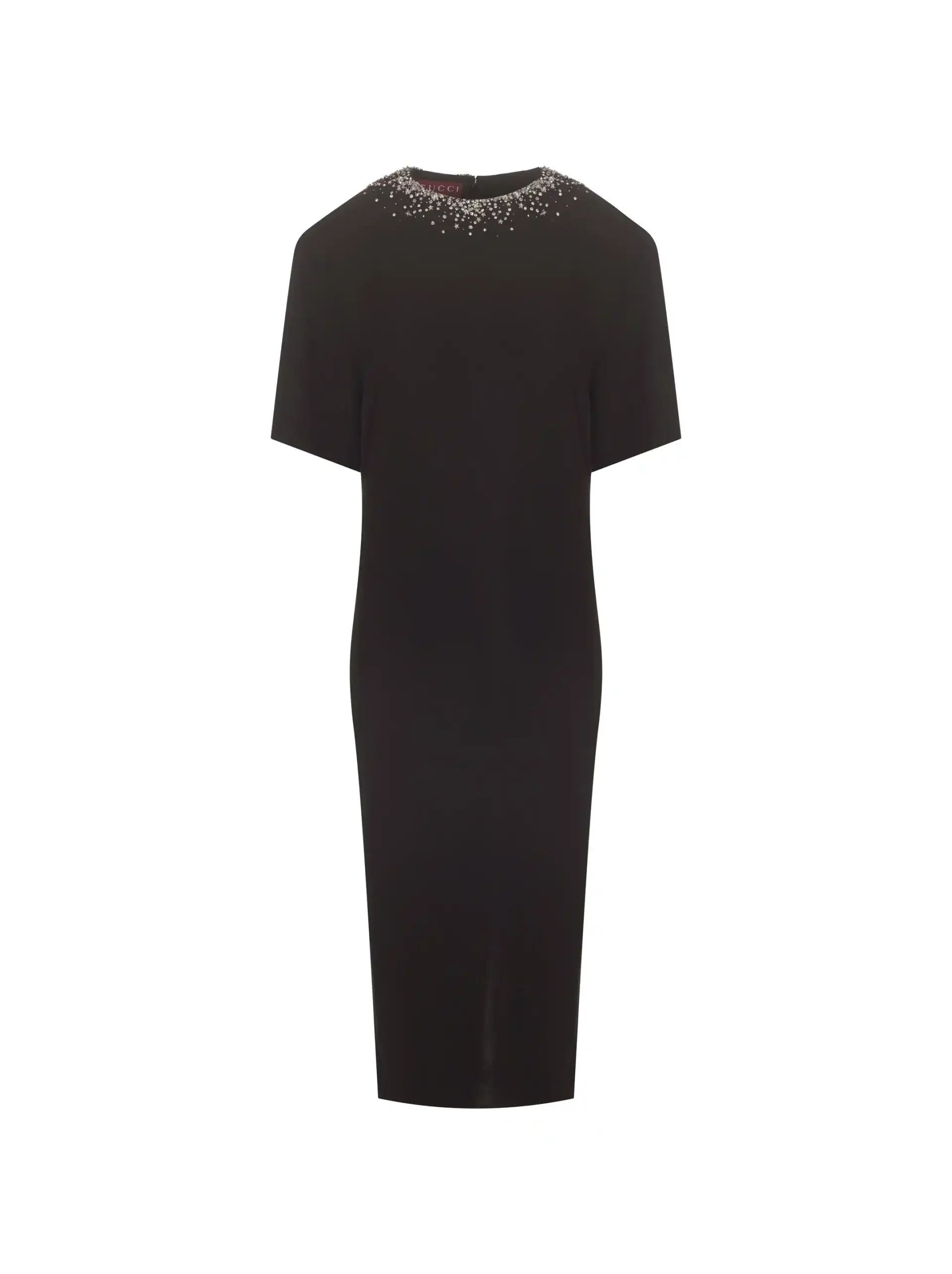 Gucci o1loc1c0226 811661 Midi Dress in Black Size M / US 6-8 / IT 42-44 - 1 Thumbnail