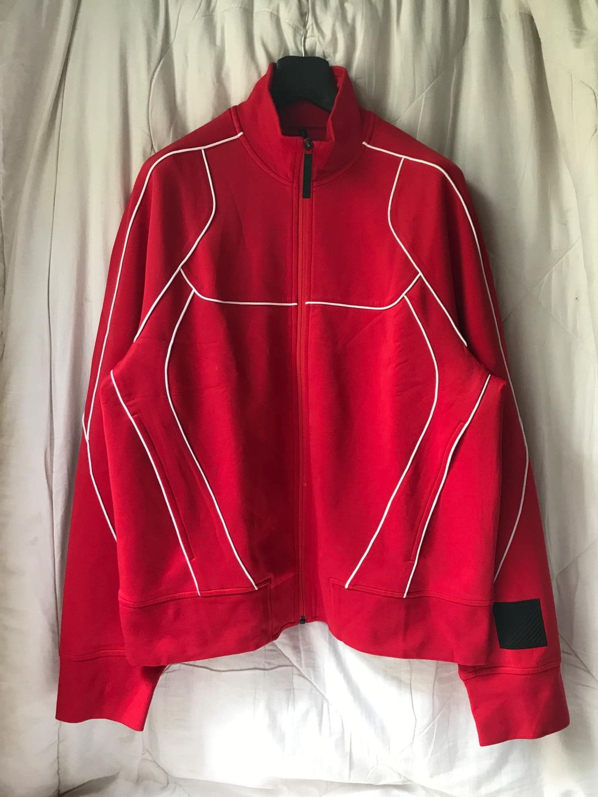 Black Barrett × Neil Barrett Black Barrett By Neil Barrett Contrast Piping Track Jacket Size US XL / EU 56 / 4 - 1 Thumbnail