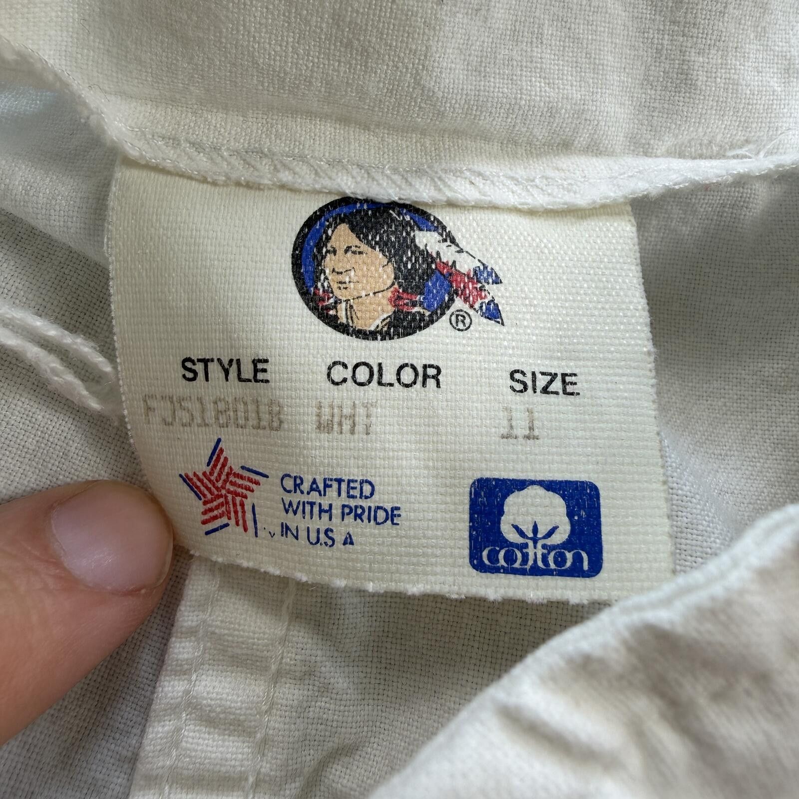 Cotton Traders Vintage 90s White Prairie Midi Skirt 27 Made in USA Womens M Size 28" / US 6 / IT 42 - 3 Thumbnail