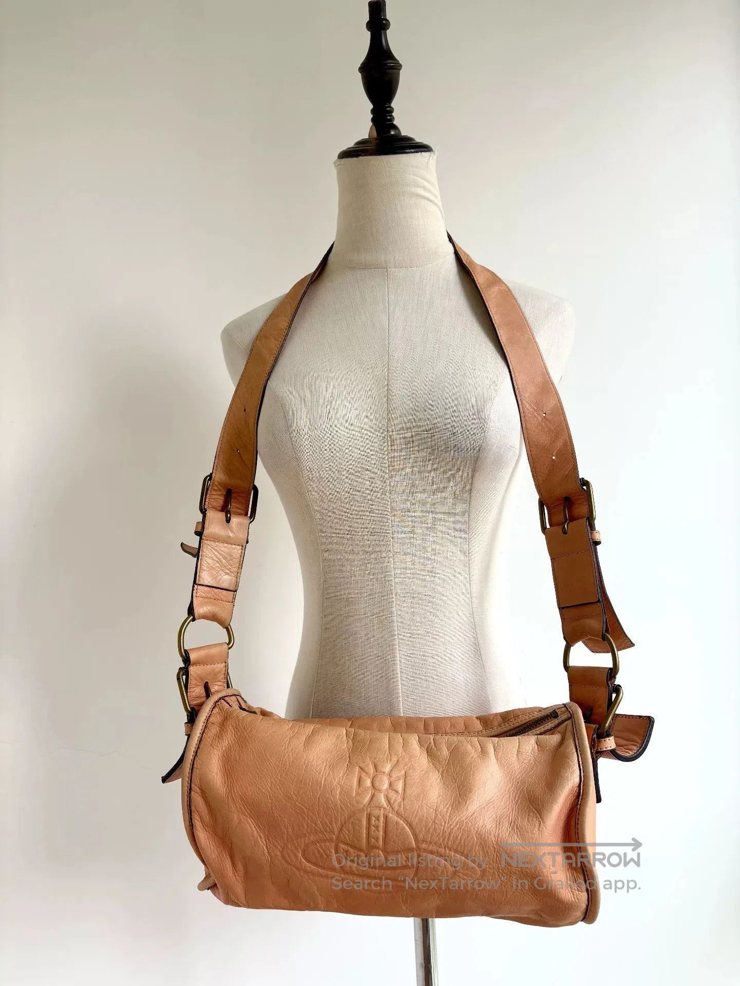 Vivienne Westwood Vivienne Westwood Vintage Beige Saturn Crossbody. Size ONE SIZE - 2 Thumbnail