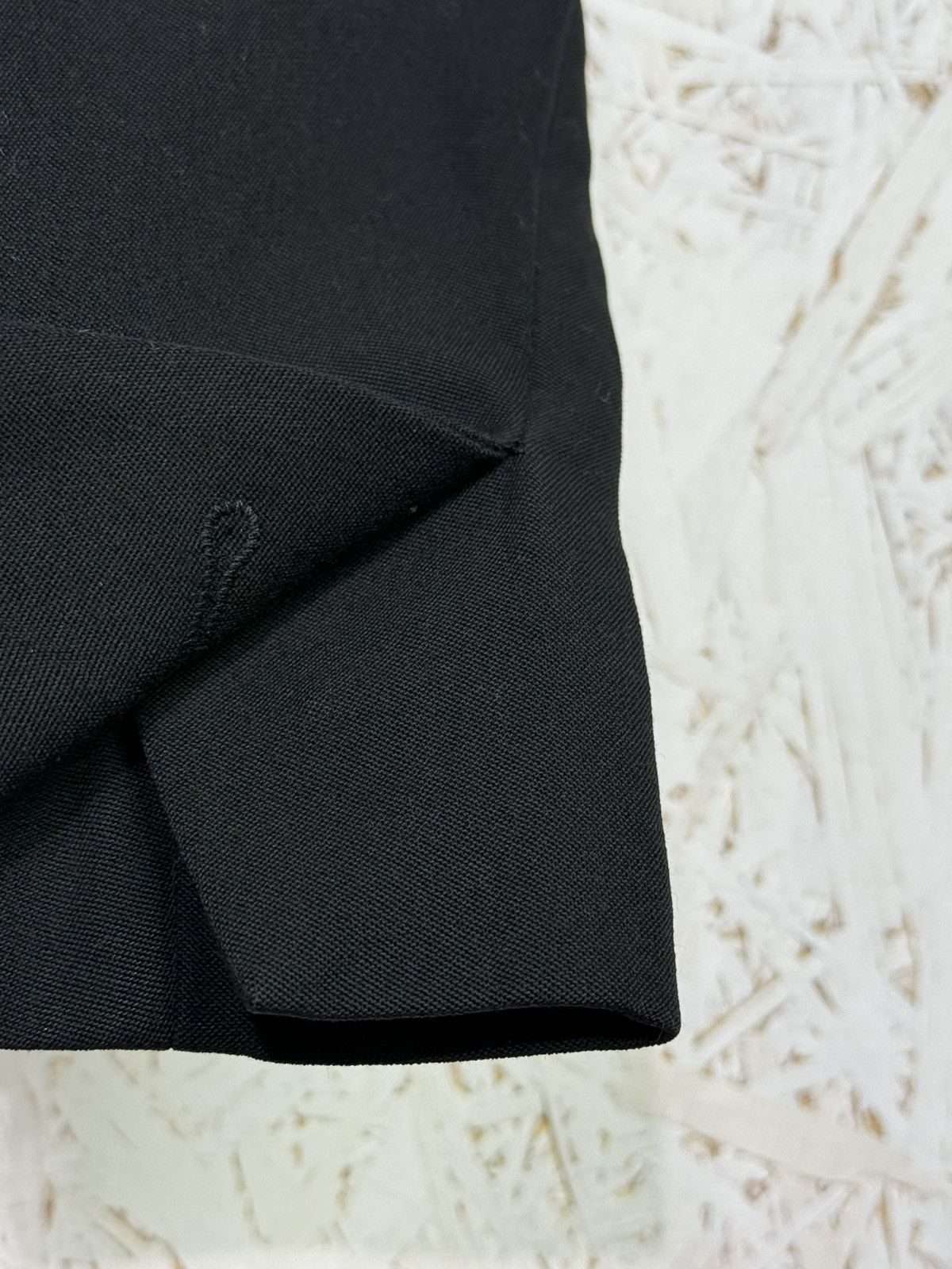 Yves Saint Laurent 80s Yves Saint Laurent Rive Gauche Satin Collar Blazer 34 Size XXS / US 00 / IT 34 - 5 Thumbnail