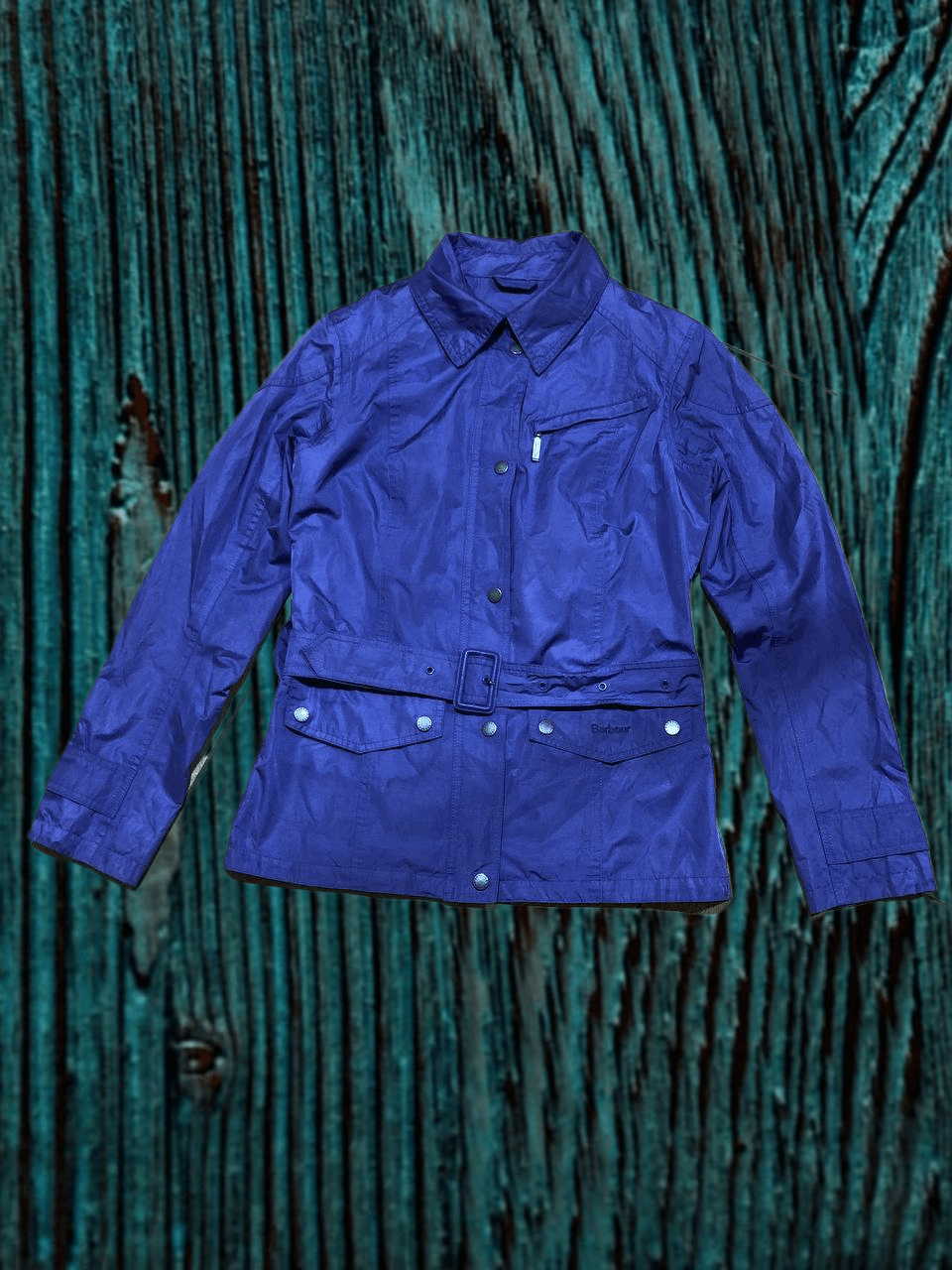 Barbour Vintage Purple Jacket Logo Y2K Barbour Size M / US 6-8 / IT 42-44 - 1 Thumbnail