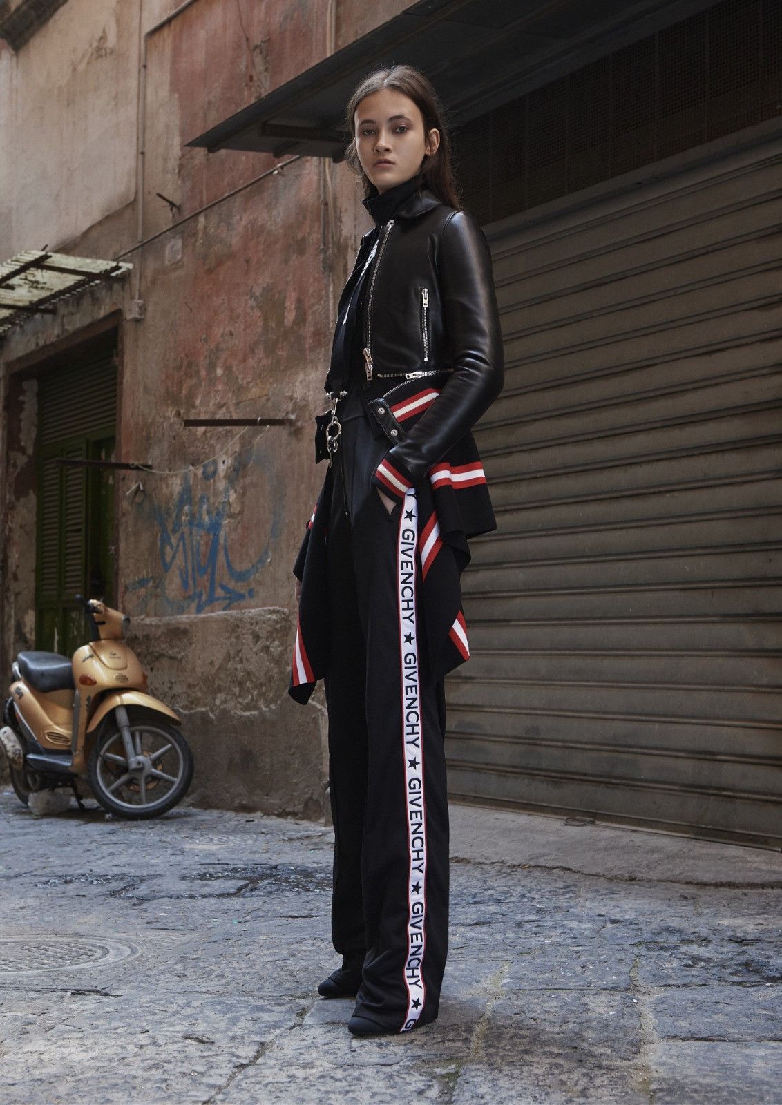 Givenchy Black Logo Stripe Zipped Jumpsuit Size XS / US 0-2 / IT 36-38 - 5 Thumbnail