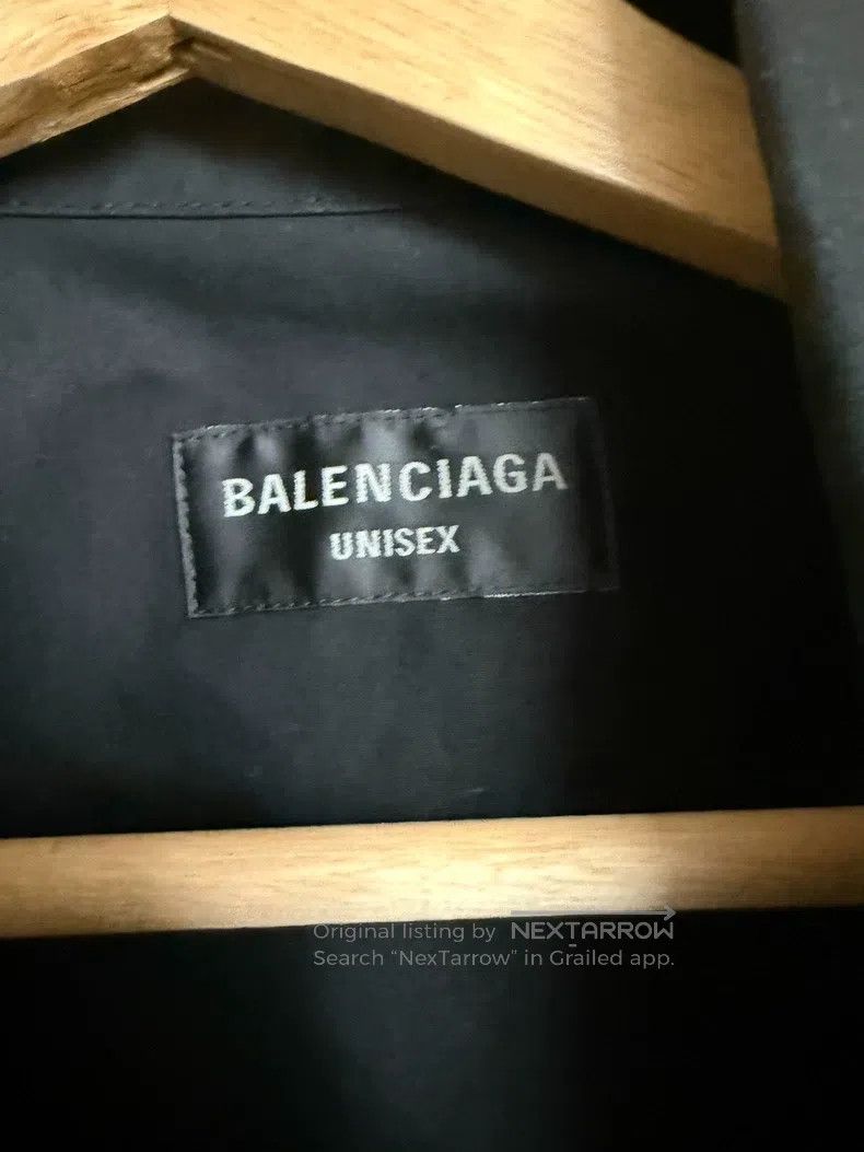 Balenciaga Balenciaga Solid Black Shirt Size US XS / EU 42 / 0 - 5 Thumbnail