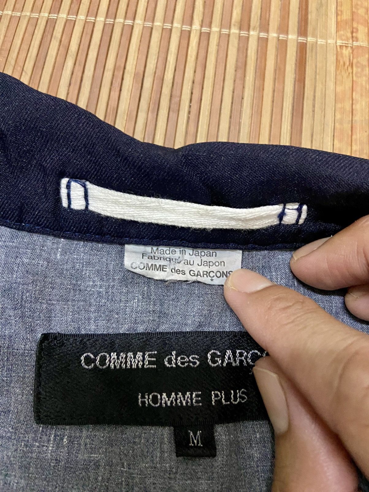 Comme des Garcons Homme Plus COMME DES GARCONS DISTRESSED BLAZER Size 36R - 18 Thumbnail