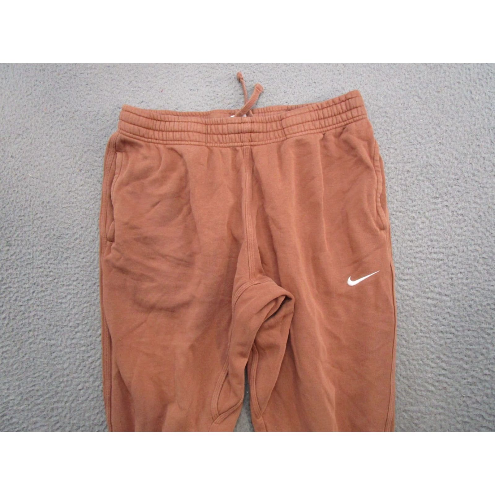 Nike Nike Tapered Leg Sweatpants Club Joggers Brown 716830-215 Mens Size M Size US 31 - 3 Thumbnail