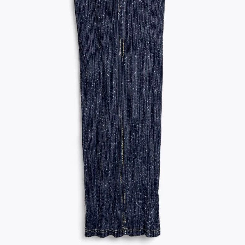 Issey Miyake issey miyake size:5 Denim pleated sleeveless dress Size XXS / US 00 / IT 34 - 4 Thumbnail