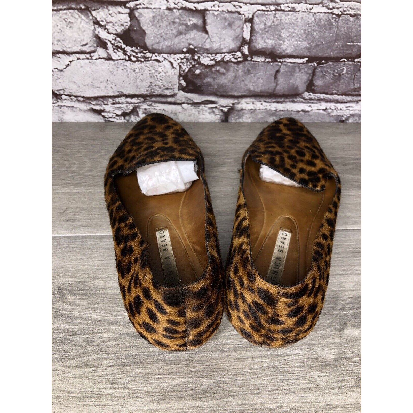 Veronica Beard VERONICA BEARD Griffin Leopard Real Calf Fur Loafers Shoes W Size US 10.5 / IT 40.5 - 4 Thumbnail