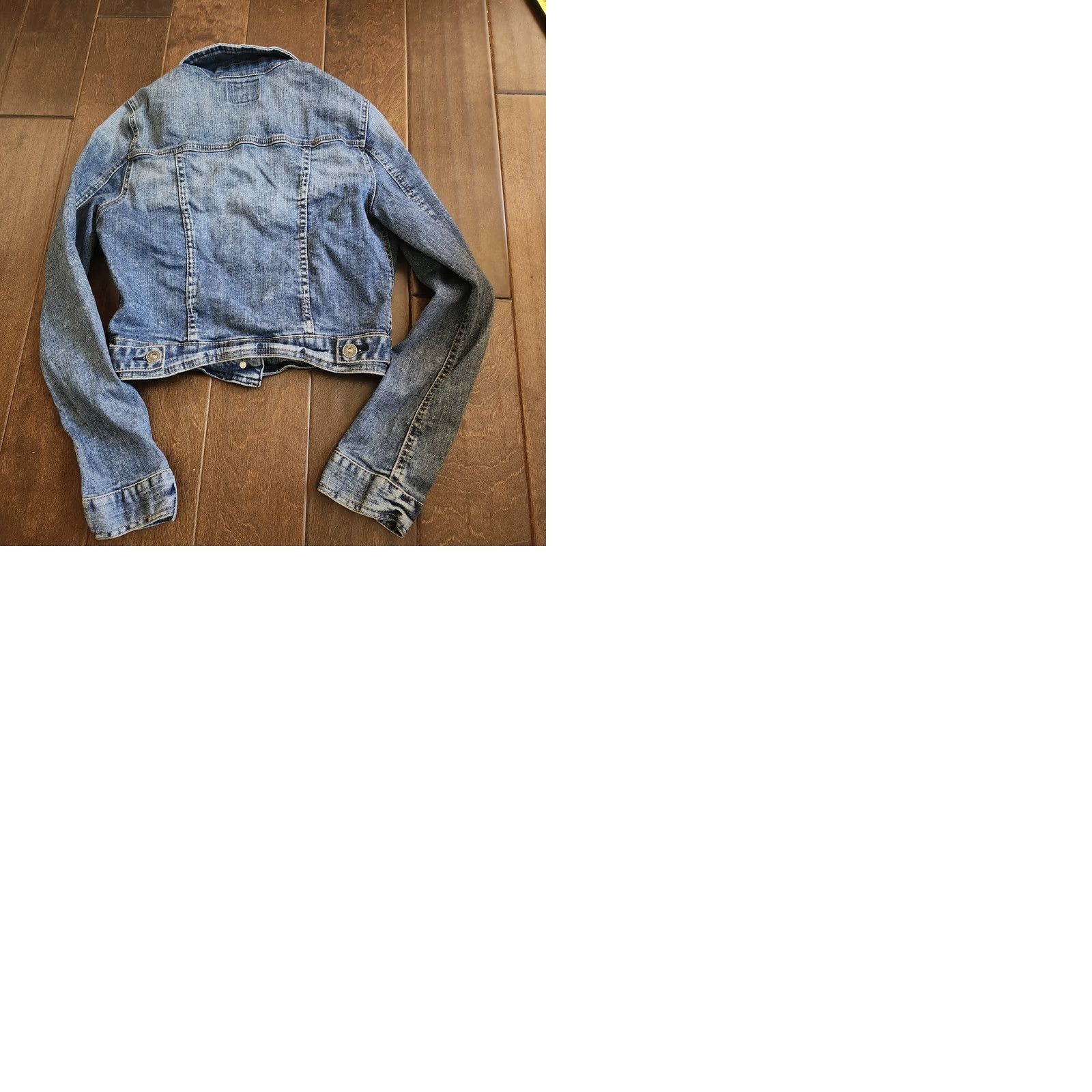 Denime Just USA Jacket S Blue Women Juniors Button Denim Size MISSING CUFF Size S / US 4 / IT 40 - 10 Thumbnail