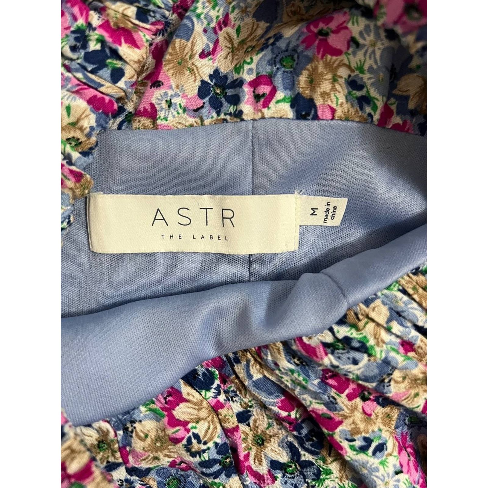 ASTR The Label ASTR the Label Babydoll Mini dress Floral M A001568 Size M / US 6-8 / IT 42-44 - 4 Thumbnail