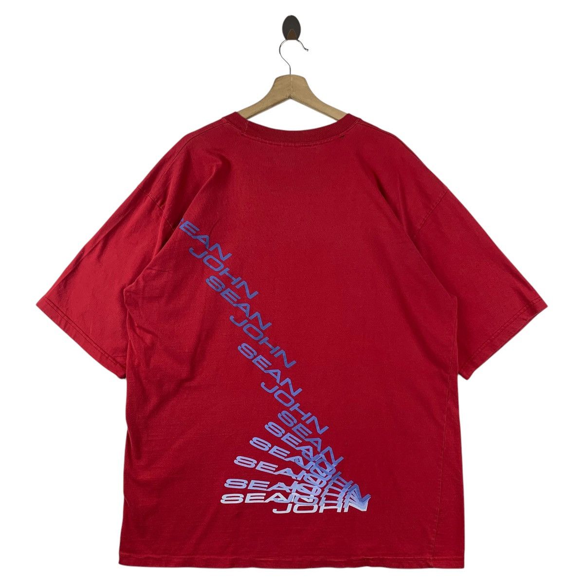 Sean John Vintage SEAN JOHN printed spellout big red tee Size US XXL / EU 58 / 5 - 4 Thumbnail
