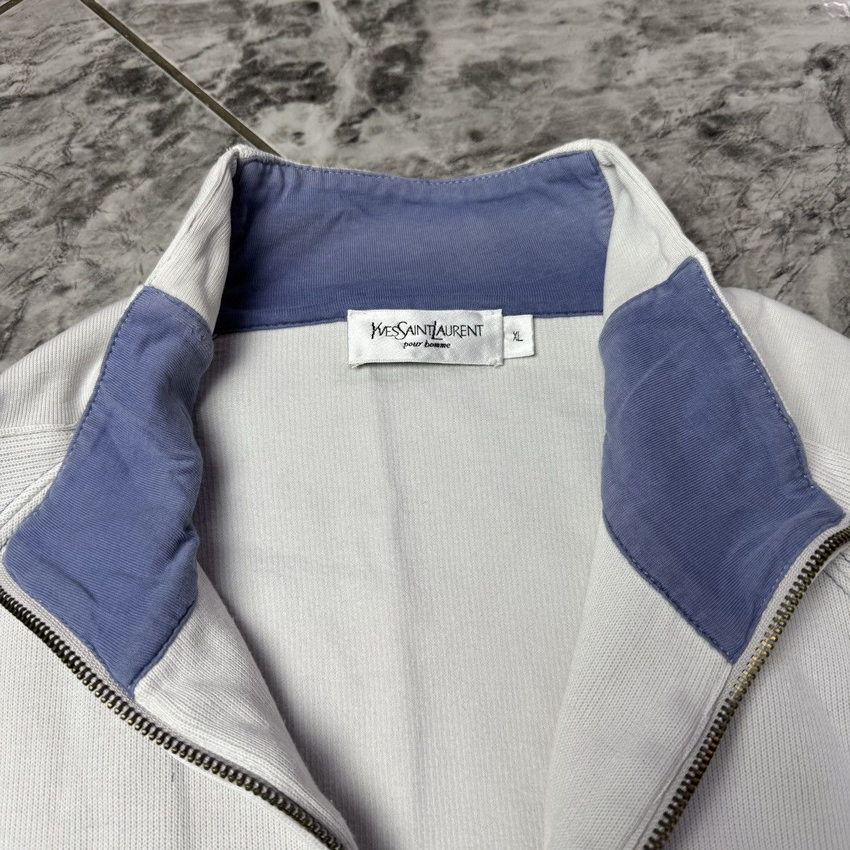 Vintage × Yves Saint Laurent YSL Yves Saint Laurent Zip Sweater Vintage Size US XL / EU 56 / 4 - 5 Thumbnail