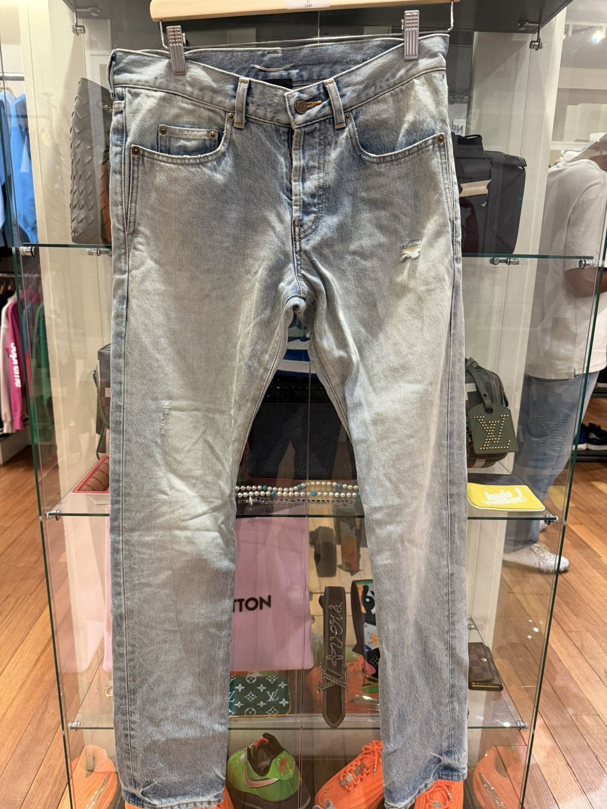 Saint Laurent Paris Saint Laurent Skinny Denim Jeans Size US 30 / EU 46 - 1 Thumbnail