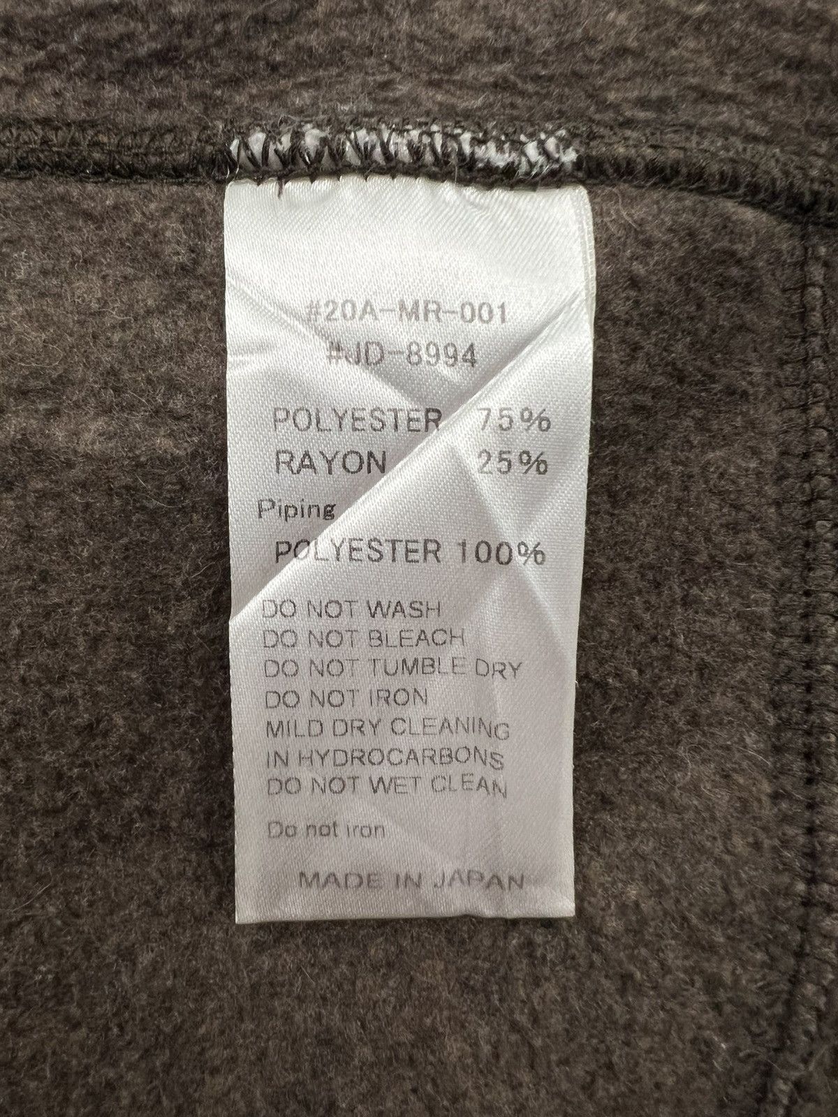 Danton Danton Brown Fleece Size US XS / EU 42 / 0 - 8 Thumbnail
