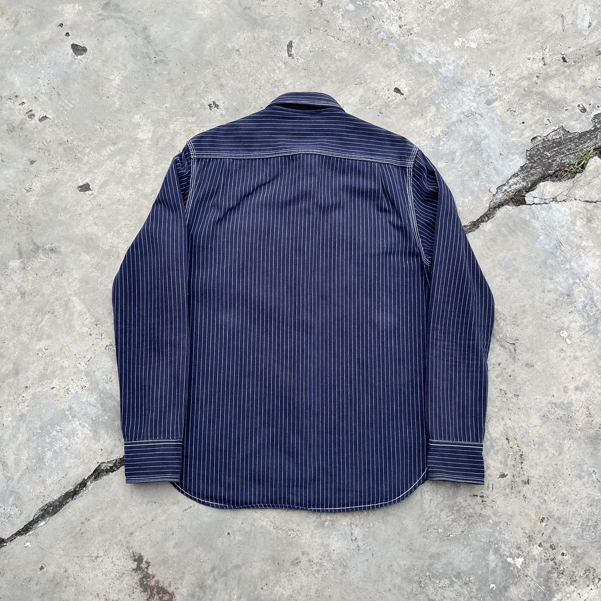 Japanese Brand × Post Overalls Post O'alls Pantograph NYC UNION MADE Hickory Shirt Size US L / EU 52-54 / 3 - 4 Thumbnail