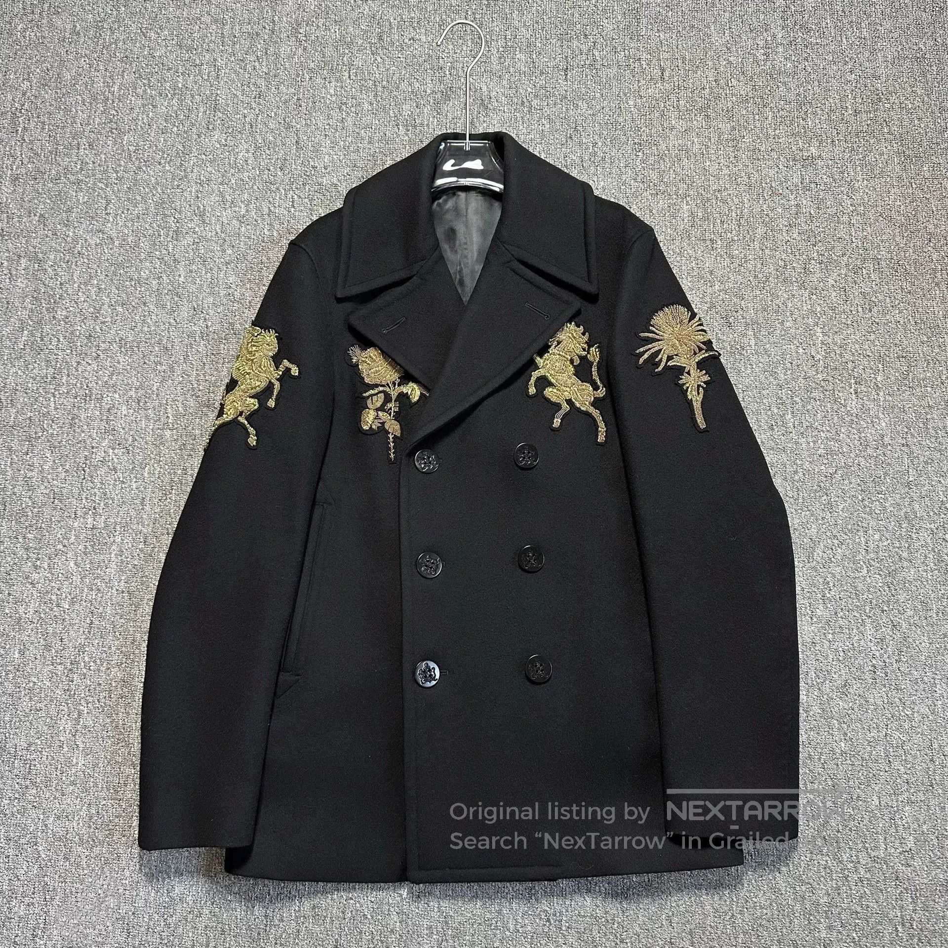 Alexander McQueen alexander mcqueen embroidered wool long coat. Size US L / EU 52-54 / 3 - 2 Thumbnail