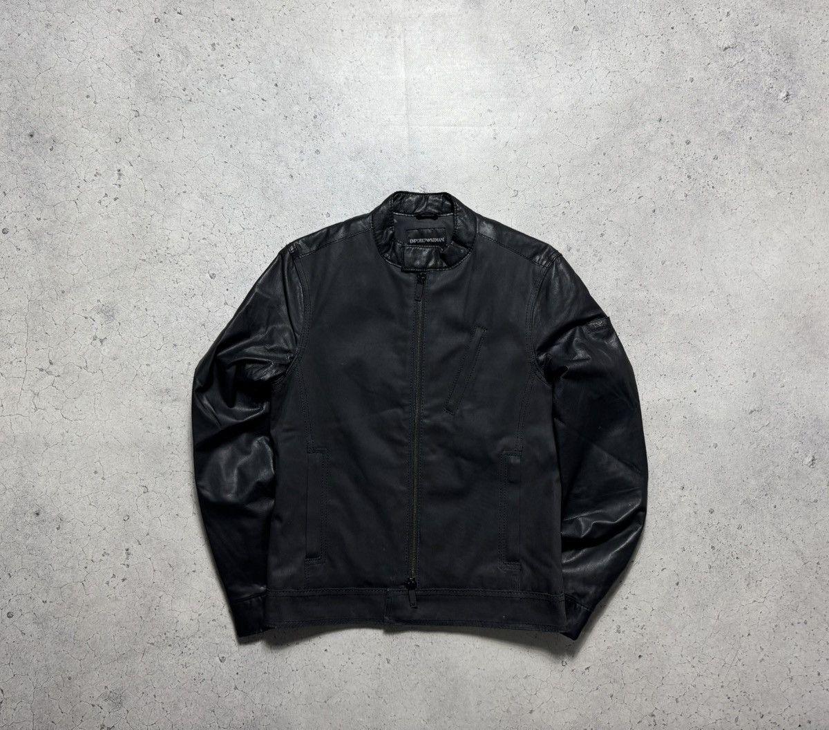 Emporio Armani Emporio Armani Leather Bomber Jacket Size S Size US S / EU 44-46 / 1 - 1 Thumbnail
