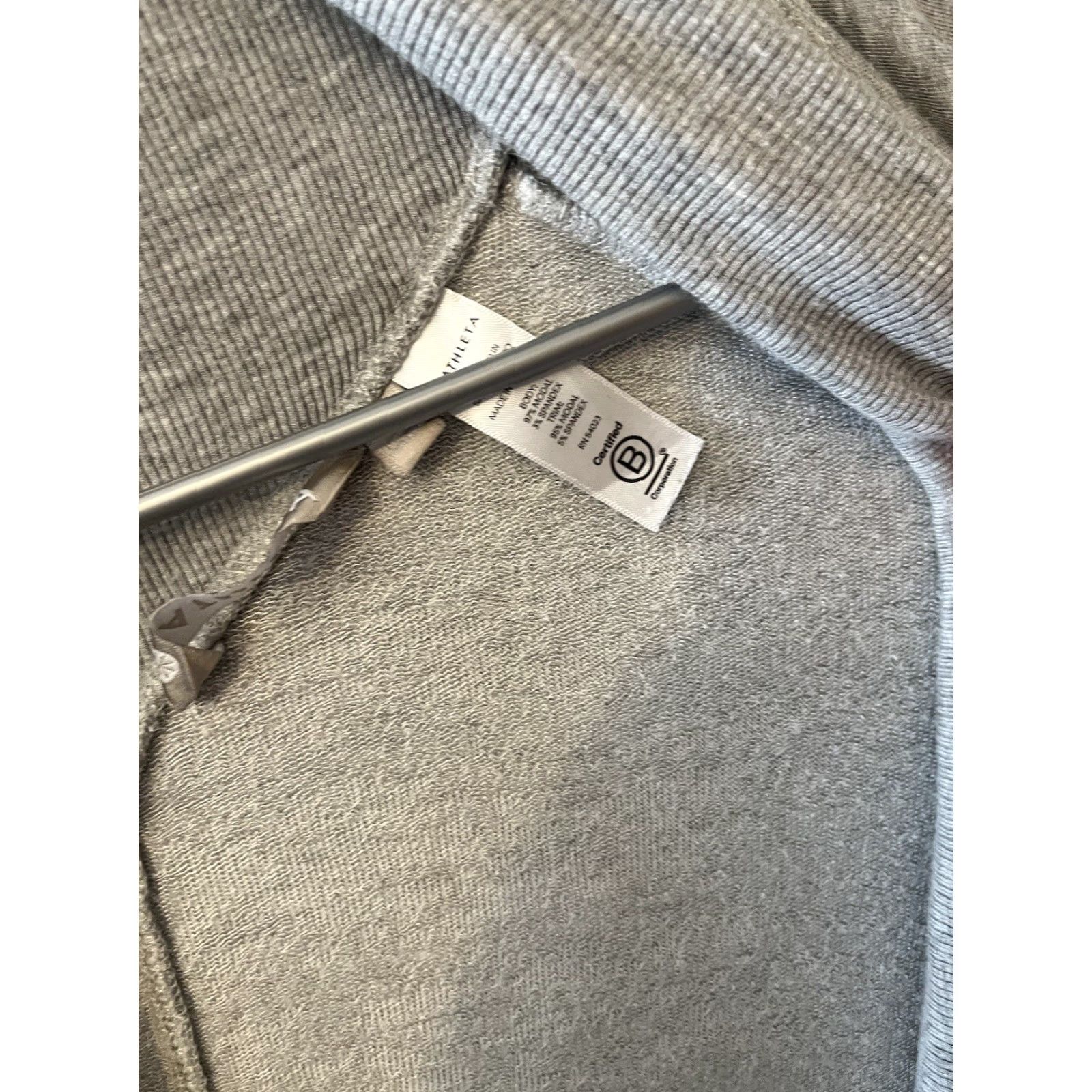 Athleta Athleta Sweater Cardigan Womens XS Gray Lightweight Open Front Drape Knits/Modal Spandex Holiday? Size XS / US 0-2 / IT 36-38 - 4 Thumbnail