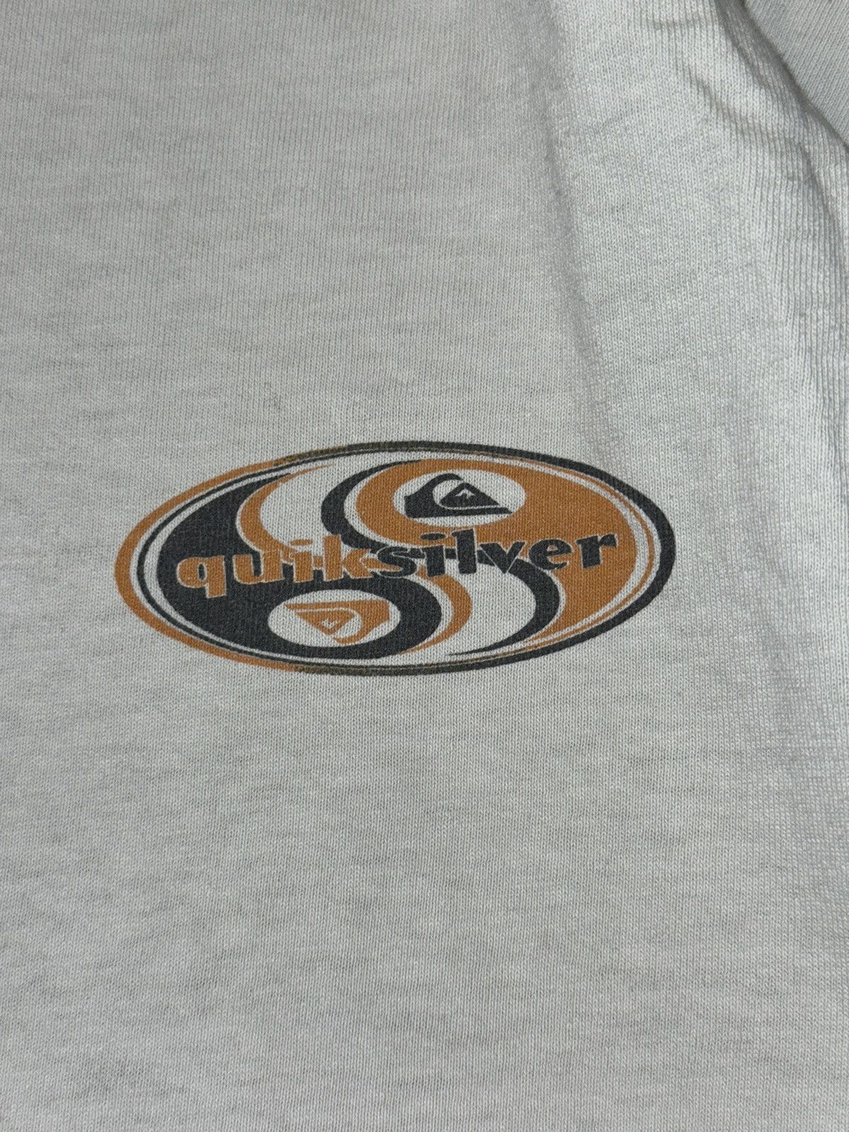 Quiksilver × Vintage ☯️ Quiksilver 1990s vintage ying yang logo surfing t-shirt Size US XL / EU 56 / 4 - 4 Thumbnail