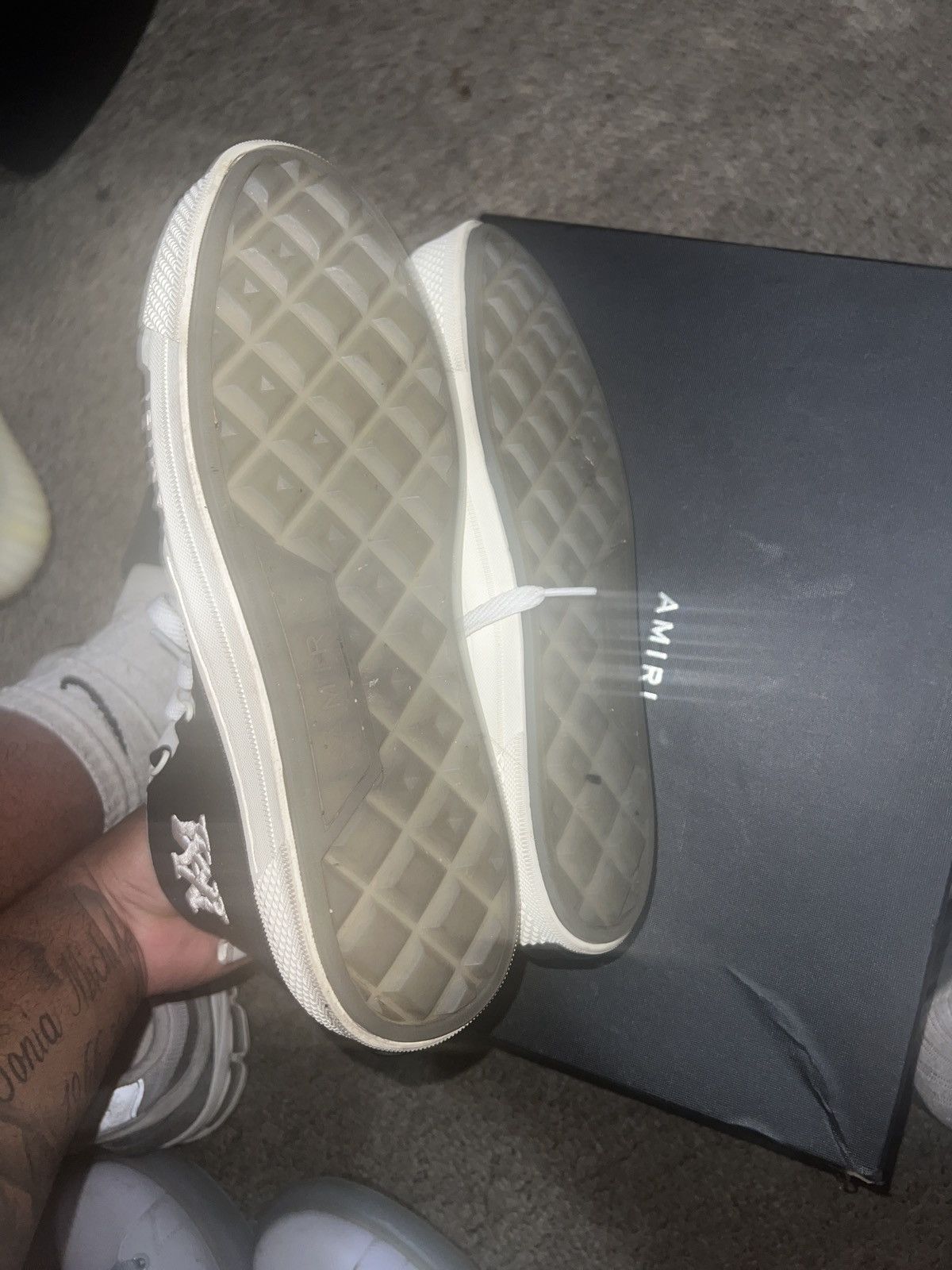 Amiri Amiri court high Size US 12 / EU 45 - 2 Thumbnail