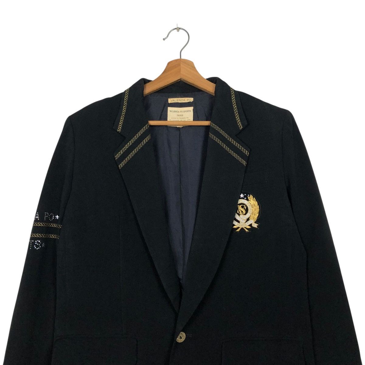 Vintage 🔥VINTAGE COATS JACKETS VALENZA PO SPORTS PARIS DOUBLE BREAST Size US M / EU 48-50 / 2 - 5 Thumbnail