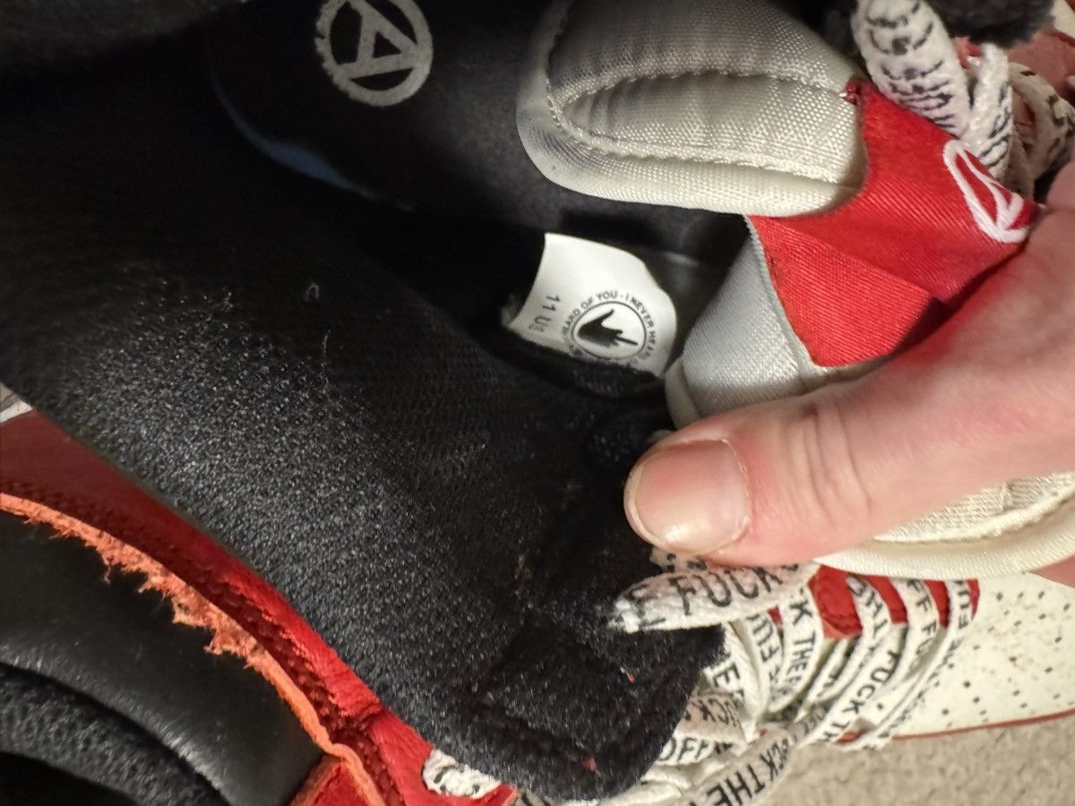 Other Custom Jordan 1 “Fuck Off 1s” size 11 Size US 11 / EU 44 - 8 Thumbnail