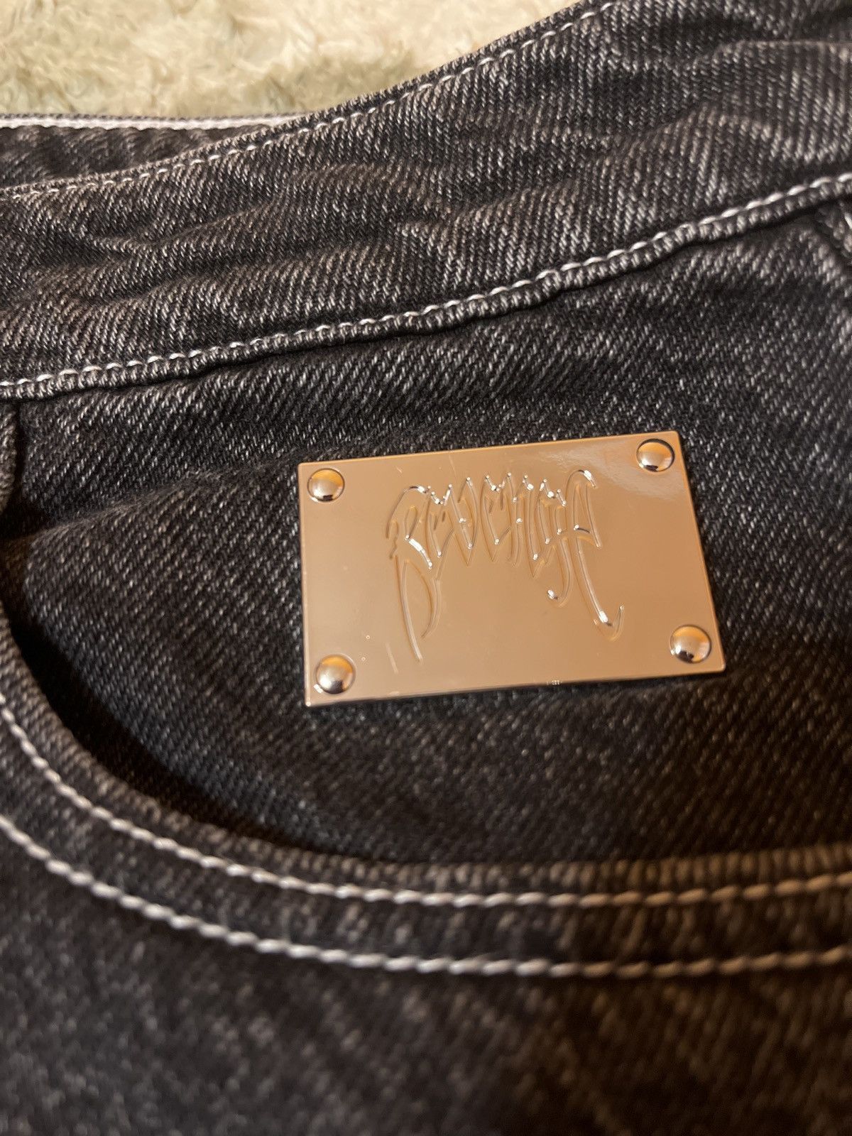 Revenge Revenge Web Patch Jeans Size US 30 / EU 46 - 5 Thumbnail