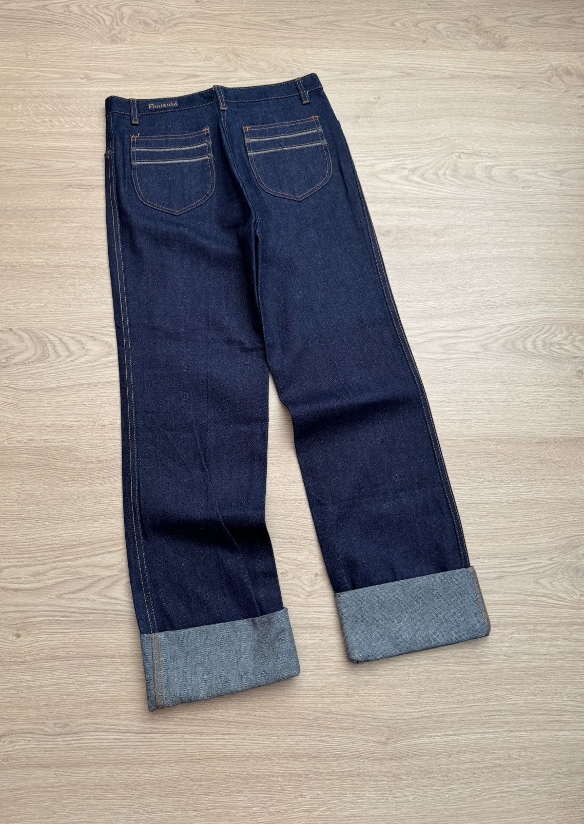 Haute Hippie Vintage 70-80’s Penisula Women’s Hippie Denim Jeans Pants Size 32" / US 10 / IT 46 - 4 Thumbnail