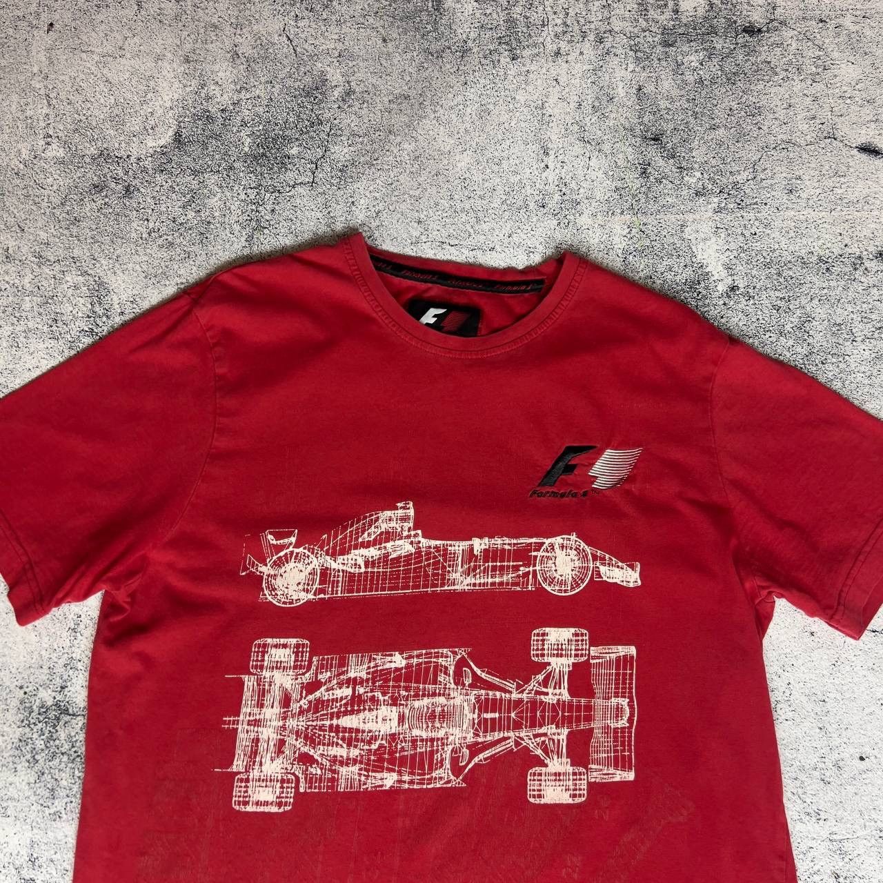 Formula 1 Formula 1 F1 Tee Men's Size M Cotton Red Short Sleeve ` Size US M / EU 48-50 / 2 - 2 Thumbnail