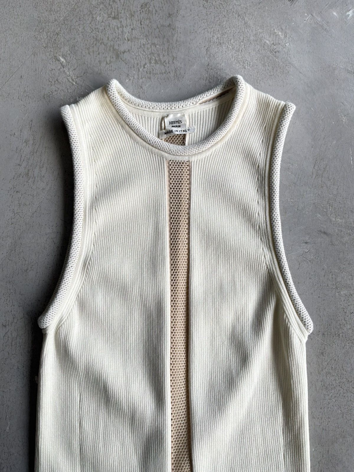 Hermes Hermes Margiela Era - Thermal Suede Tanktop Size XXS / US 00 / IT 34 - 3 Thumbnail