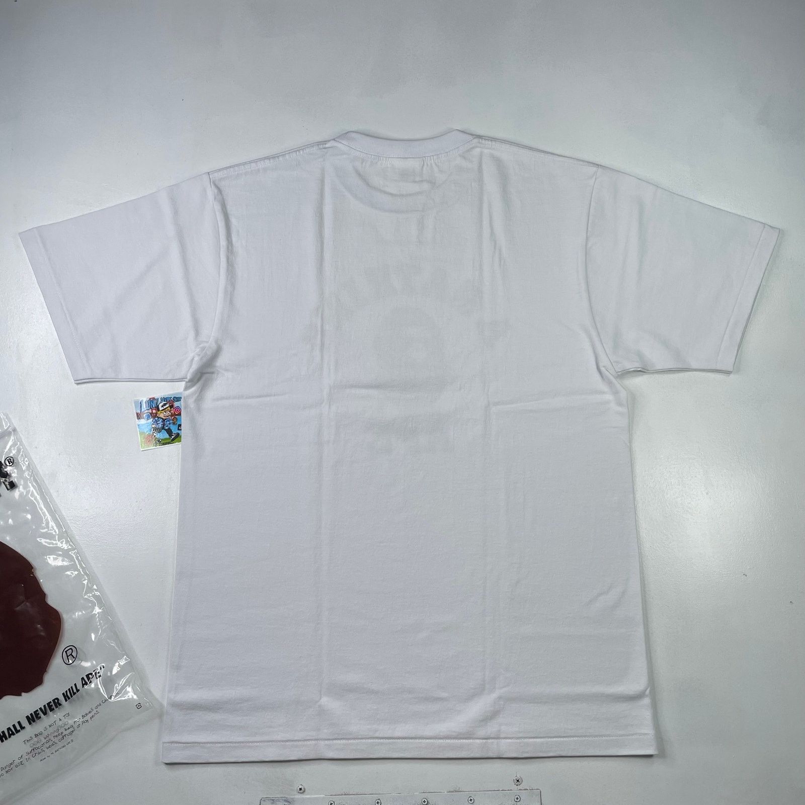 Bape BAPE Logo Check College Tee Size US L / EU 52-54 / 3 - 2 Thumbnail