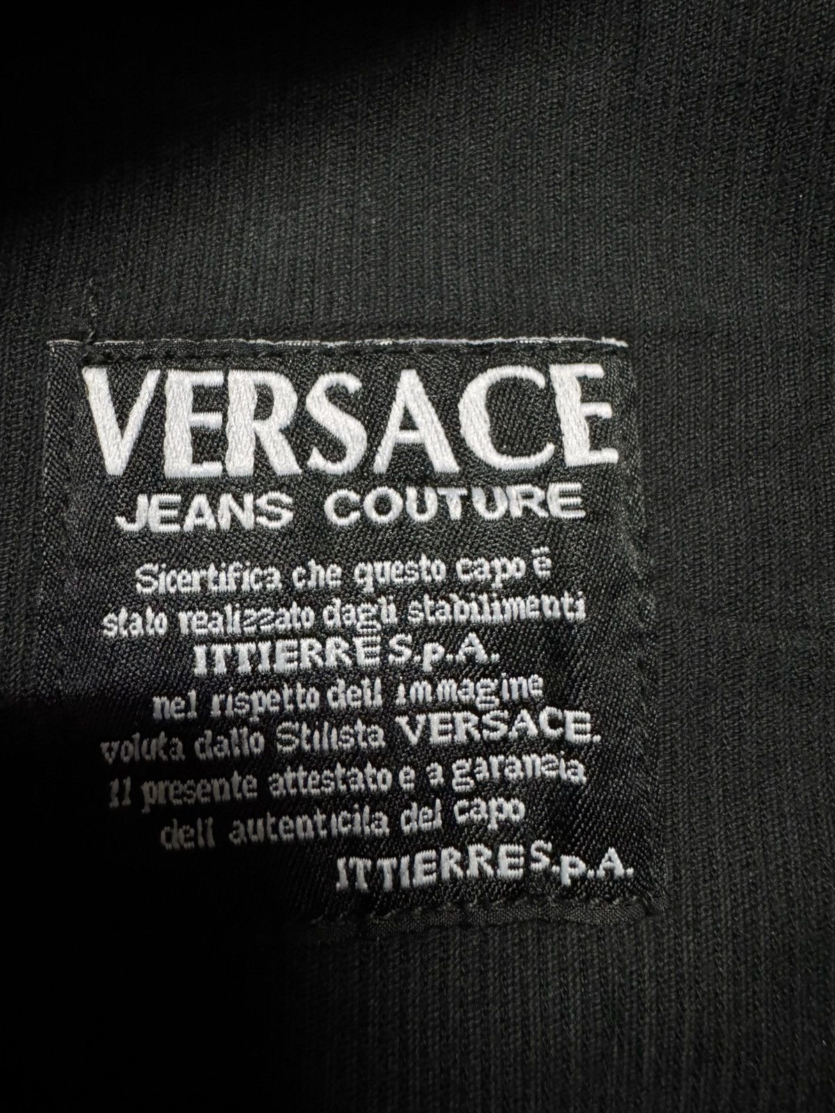 Versace Jeans Couture VERSACE JEANS COUTURE SUPER BLACK CORDUROY PANTS Size US 35 - 9 Thumbnail