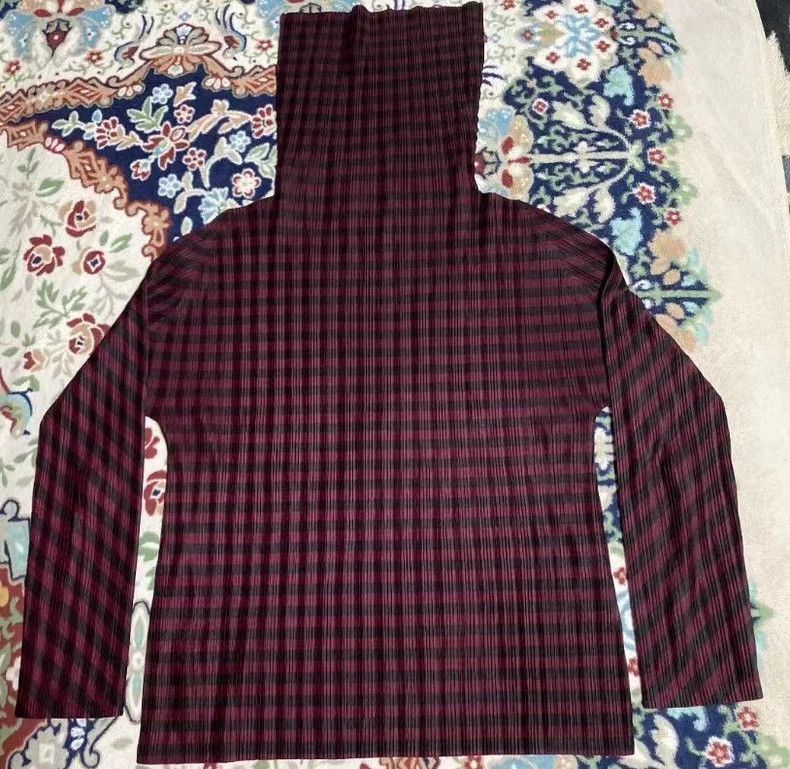 Issey Miyake issey miyake Checkered high-neck top 2505-Nextarrow Size M / US 6-8 / IT 42-44 - 3 Thumbnail