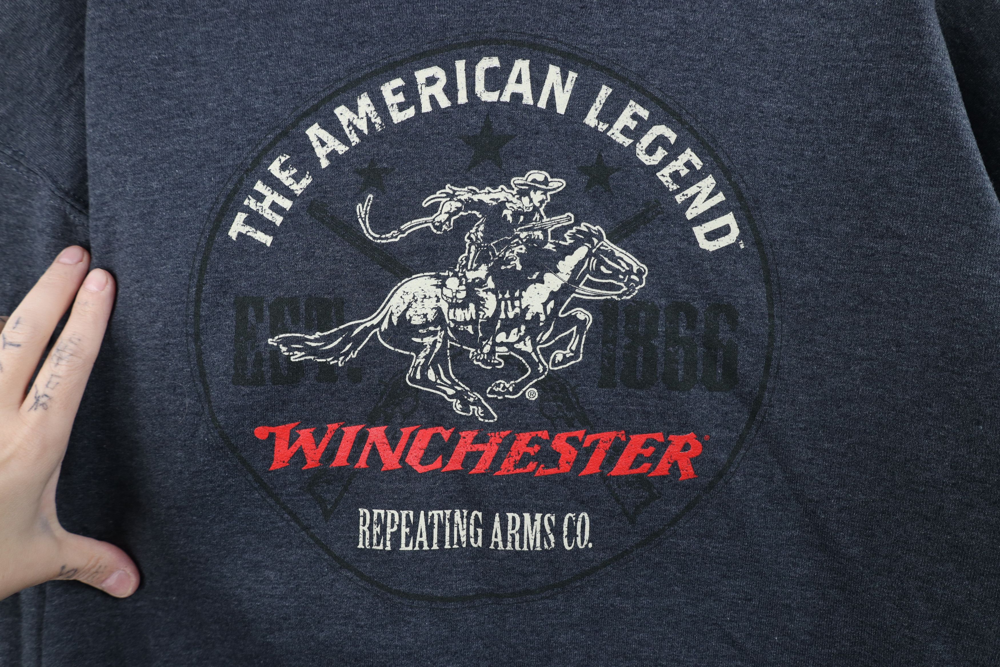 Winchester Vintage Y2K Winchester Repeating Arms Co Hoodie Sweatshirt Size US M / EU 48-50 / 2 - 4 Thumbnail