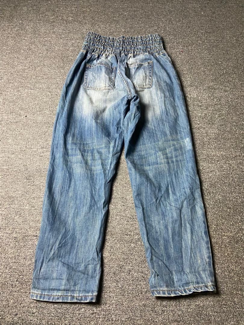 Japanese Brand SOMALI Brand High Waist Elastic Denim Jeans (155) Size US 26 / EU 42 - 2 Thumbnail